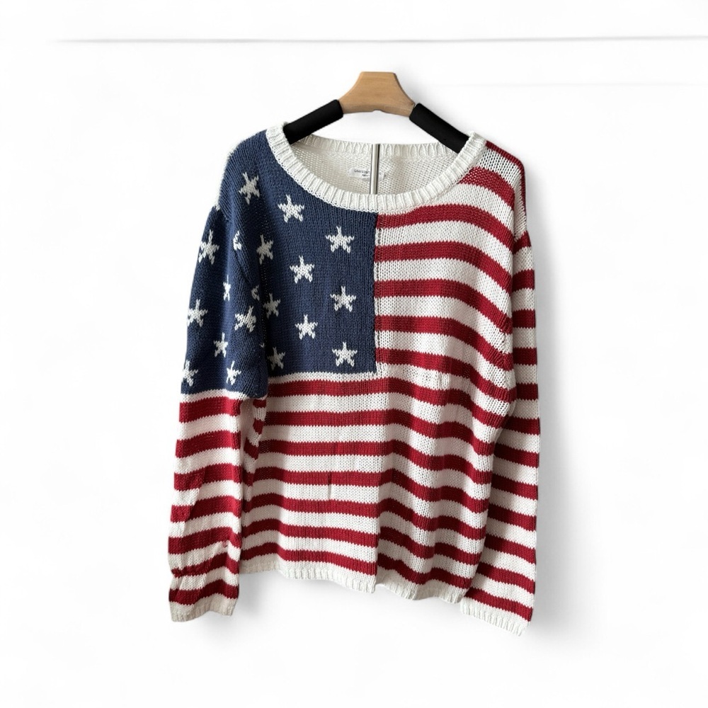 American Flag Sweater size xl - Picture 2 of 5